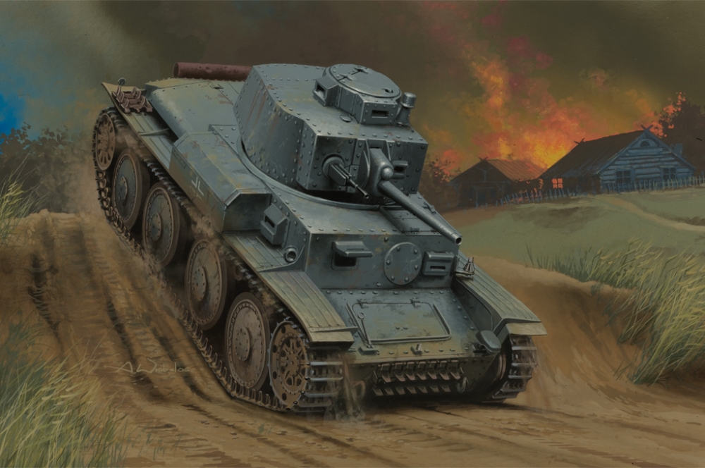 1:35 Сборная модель German Panzer Kpfw.38(t) Ausf.G - 80137