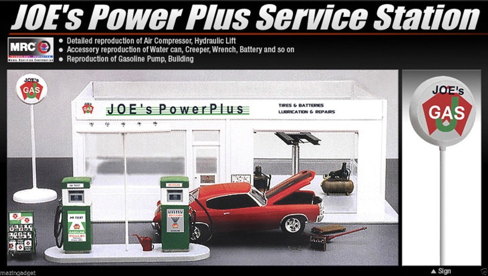 1:24 Сборная модель Станция автосервиса 'Joe's Power Plus' - 15122