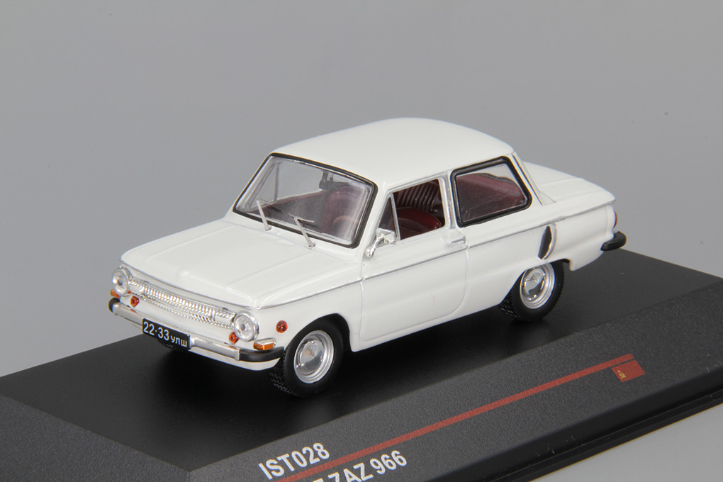 1:43 ЗАЗ 966 (1967), светло-серый - IST028