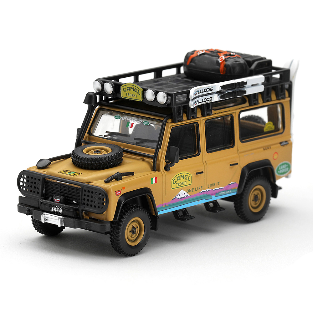 1:64 LAND ROVER Defender 110 Camel Trophy Team Italy Tierra Del Fuego CT24 (1998) - MGT01380-BL