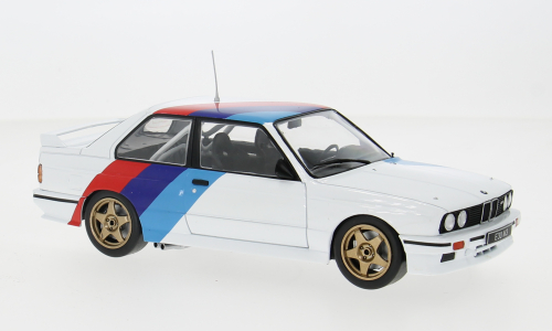 1:24 BMW M3 (E30) (1989), white/blue/red - WB124244