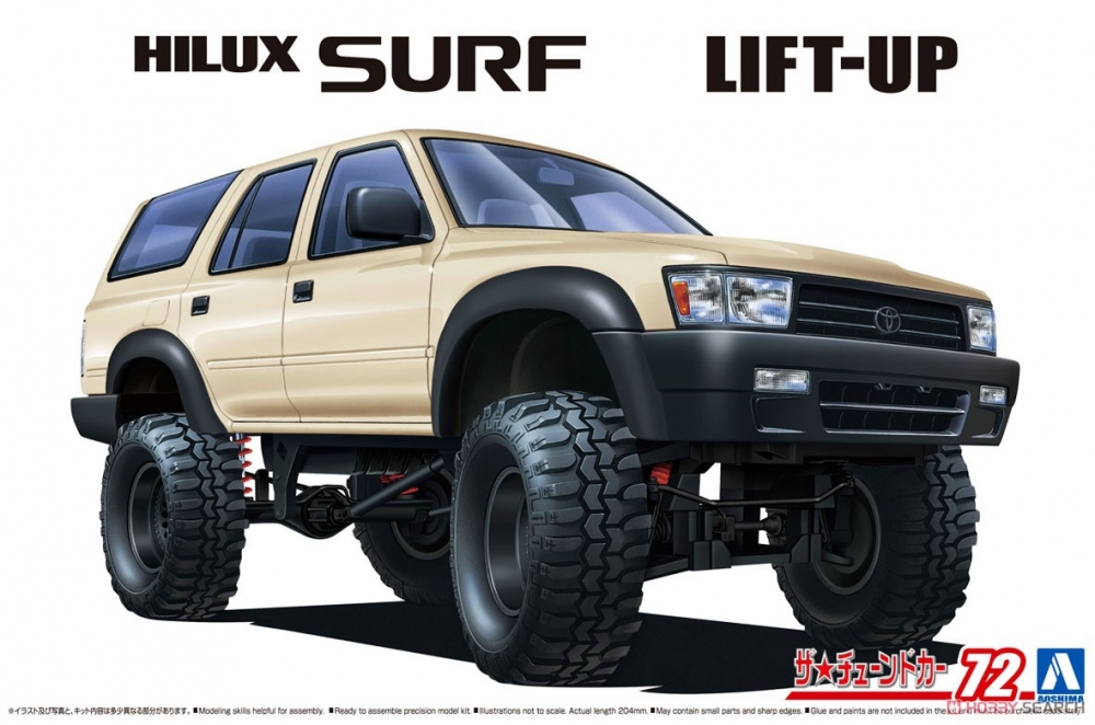 1:24 Сборная модель Toyota HiLux Surf Lift-Up 91 - 06397