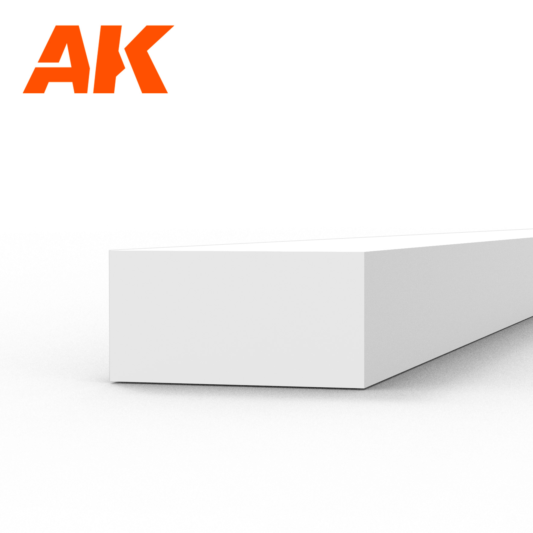 Strips 2.00 x 4.00 x 350mm - STYRENE STRIP - AK6531