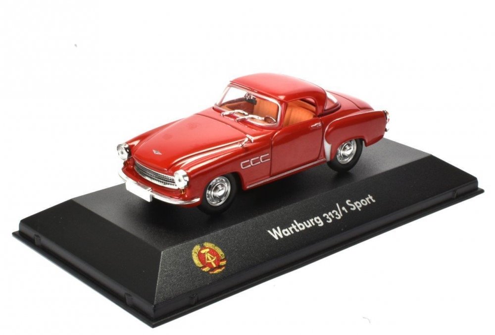 1:43 WARTBURG 313-1 Sport 1957 Red - 7230021