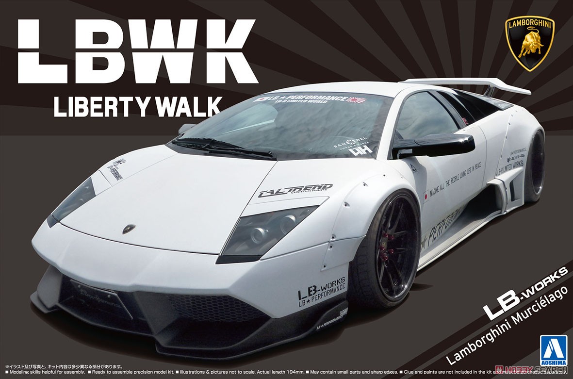 1:24 Сборная модель Lamborghini Murcielago LB-Works Ver. 1 - 05992
