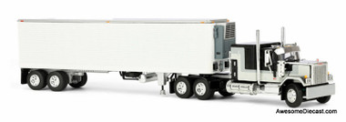 1:64 GMC General w/60in Flattop Sleeper 40ft Vintage Reefer Trailer - 783724619238