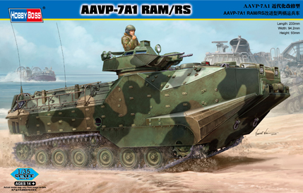 1:35 Сборная модель Десантно-гусеничная машина-амфибия AAVP-7A1 RAM/RS - 82415