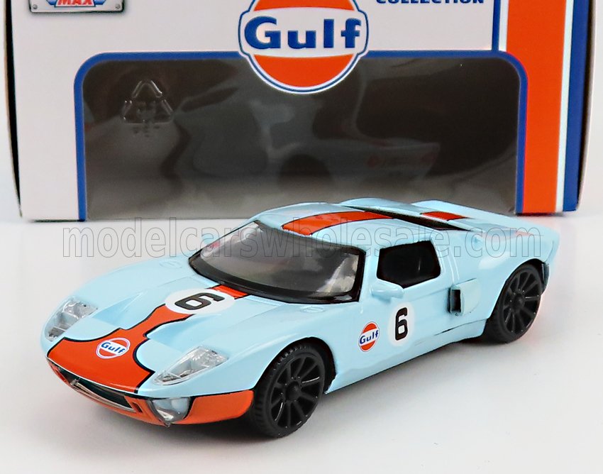 1:43 FORD Gt40 Gulf N 6 Racing (1966), Light Blue Orange - 79771