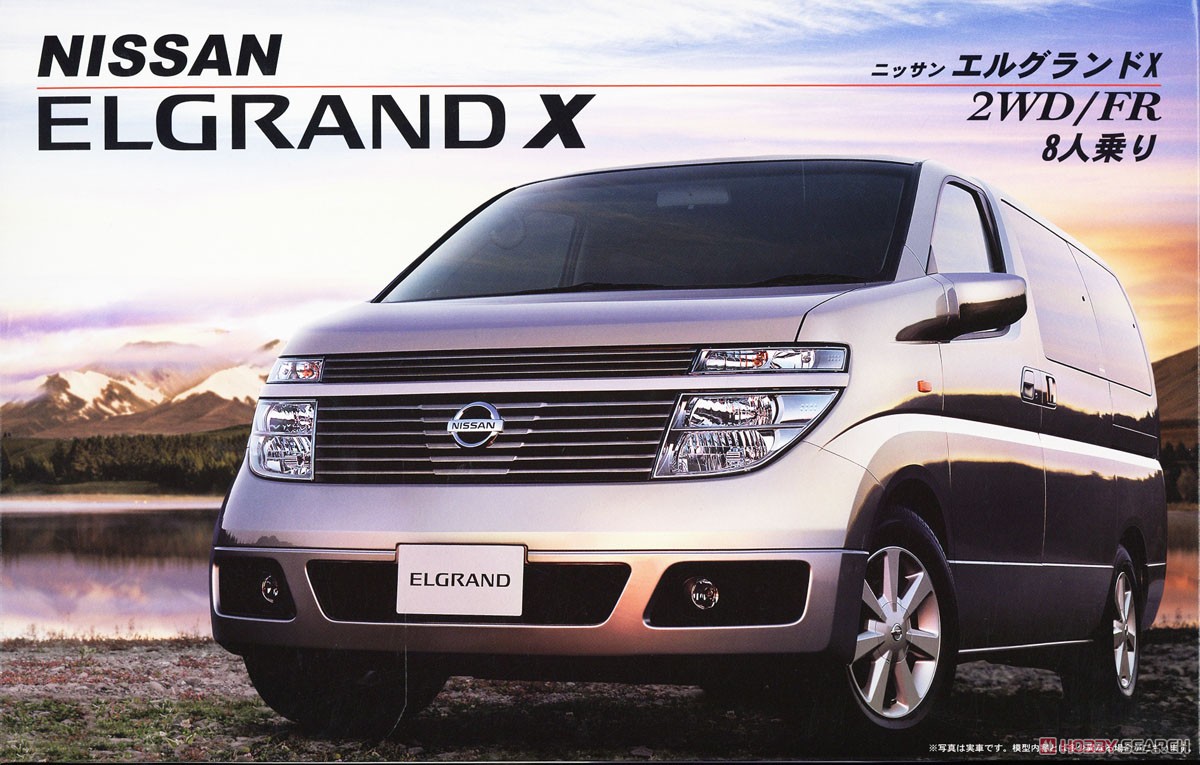 1:24 Сборная модель Nissan Elgrand X - 18749