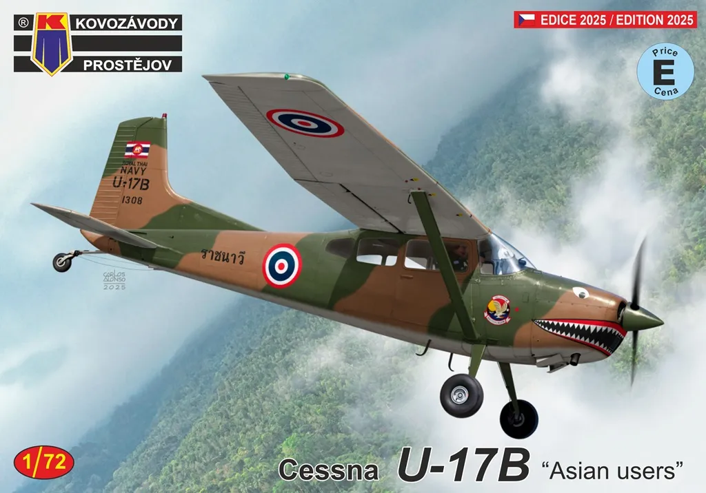 1:72 Сборная модель Cessna U-17B 'Asian users' - KPM0495