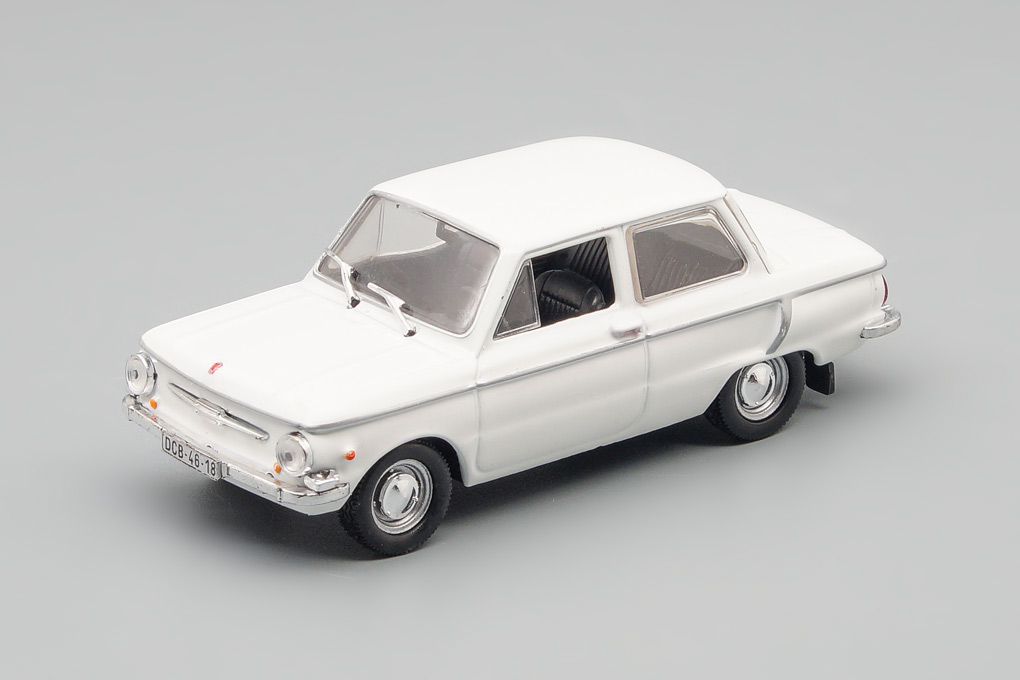 1:43 ЗАЗ 968А (1974), Kultowe Auta 10, белый - kul010