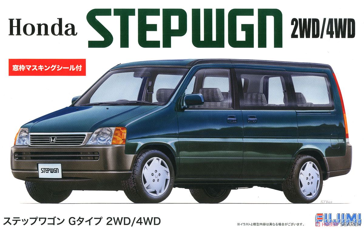 1:24 Сборная модель Honda Step Wgn G-Type 1996 2Wd/4Wd - 39084