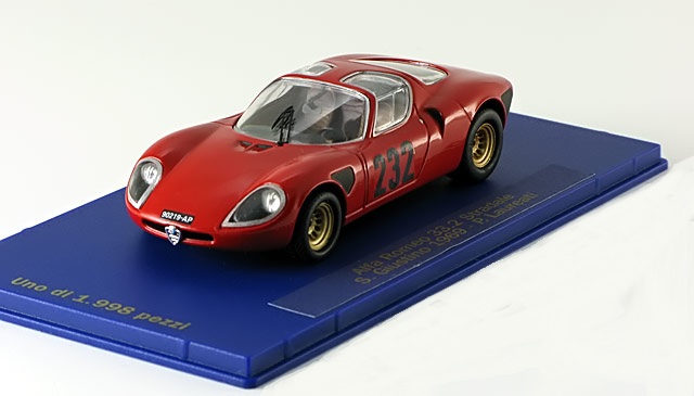 1:43 ALFA ROMEO 33.2 Stradale No 232  Giustino, Laureati (1969) - 706907