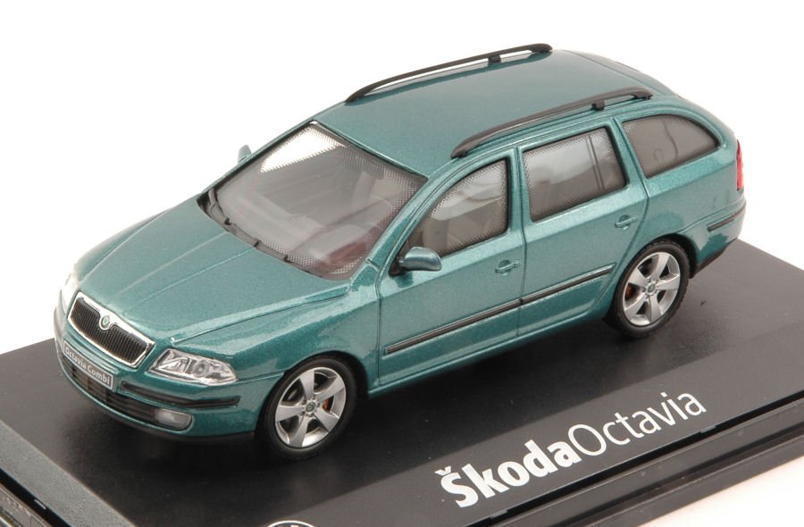 1:43 SKODA Octavia Combi 2004, Q-Metallic Green Island - 002Q