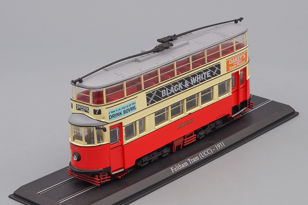 1:72 трамвай Feltham Tram (UCC) 1931 Red/Beige - 4648102