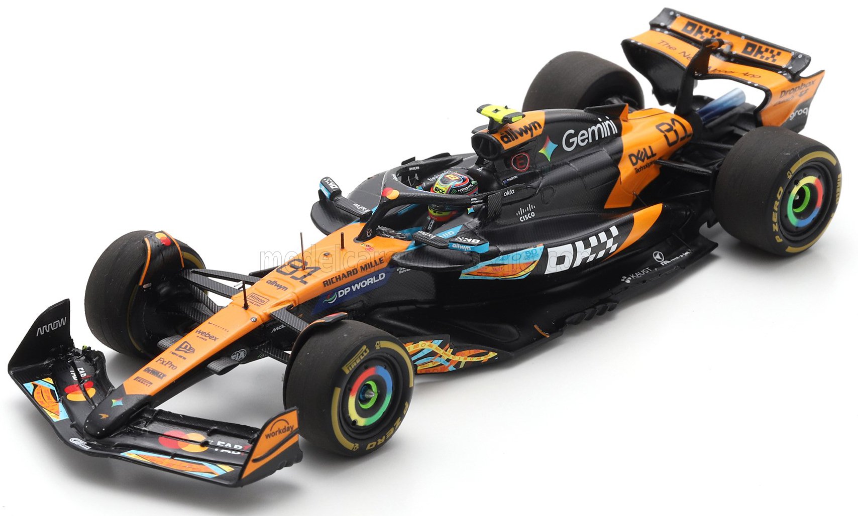 1:43 McLAREN F1 Mcl39 Team Mclaren №81 2nd Abu Dhabi Gp( 2025) Oscar Piastri, Orange Black - S9679