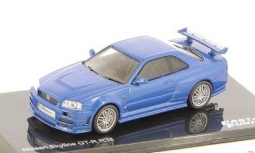 1:43 NISSAN Skyline GT-R R34 (2000) из серии Fast & Furious / Форсаж - M4069-25