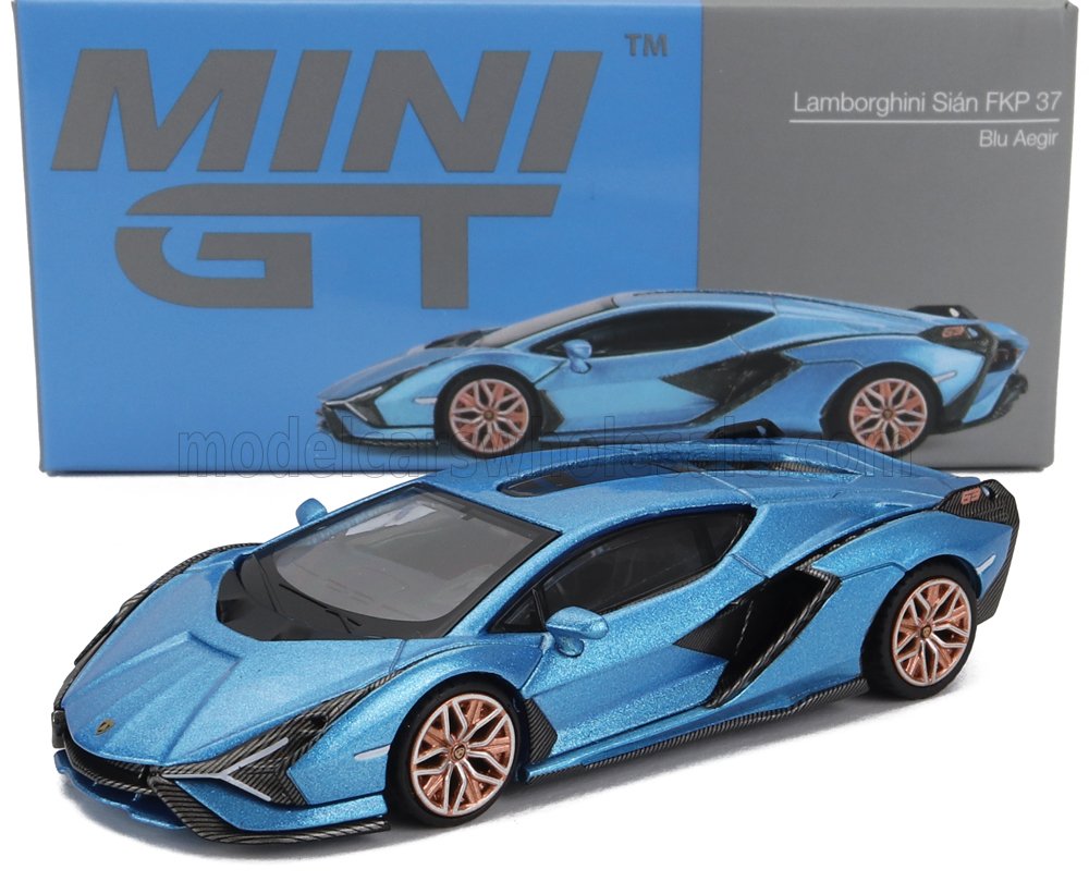 1:64 LAMBORGHINI Sian Fkp 37 Hybrid Lhd (2020), Blue Aegir - MGT00573-L