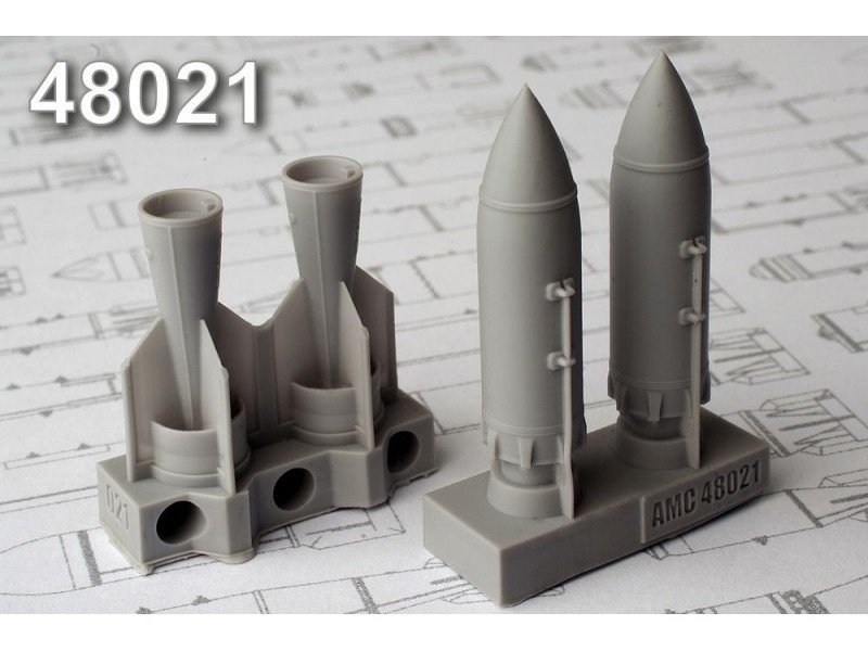 1:48 Набор для доработки Российская бетонобойная бомба БЕТАБ-500 (2 шт.) - AMC48021