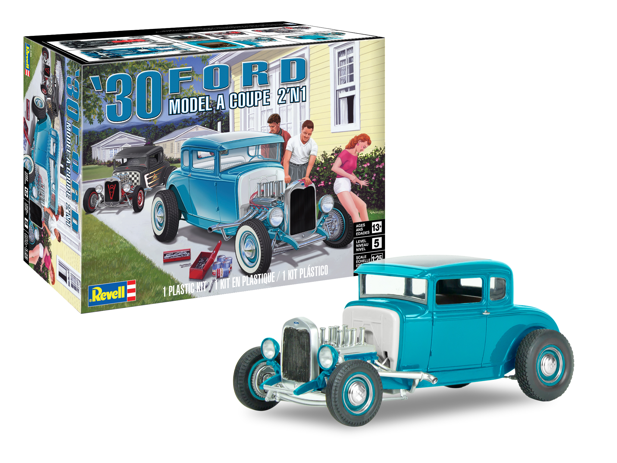 1:25 Сборная модель Ford Model A Coupe 1930 - 14464