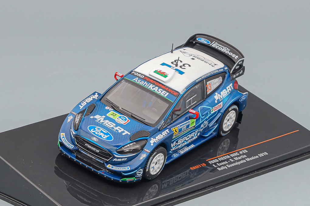 1:43 FORD Fiesta RS WRC #33 Evans - Mart Rally Mexico 2019 - RAM710-X1