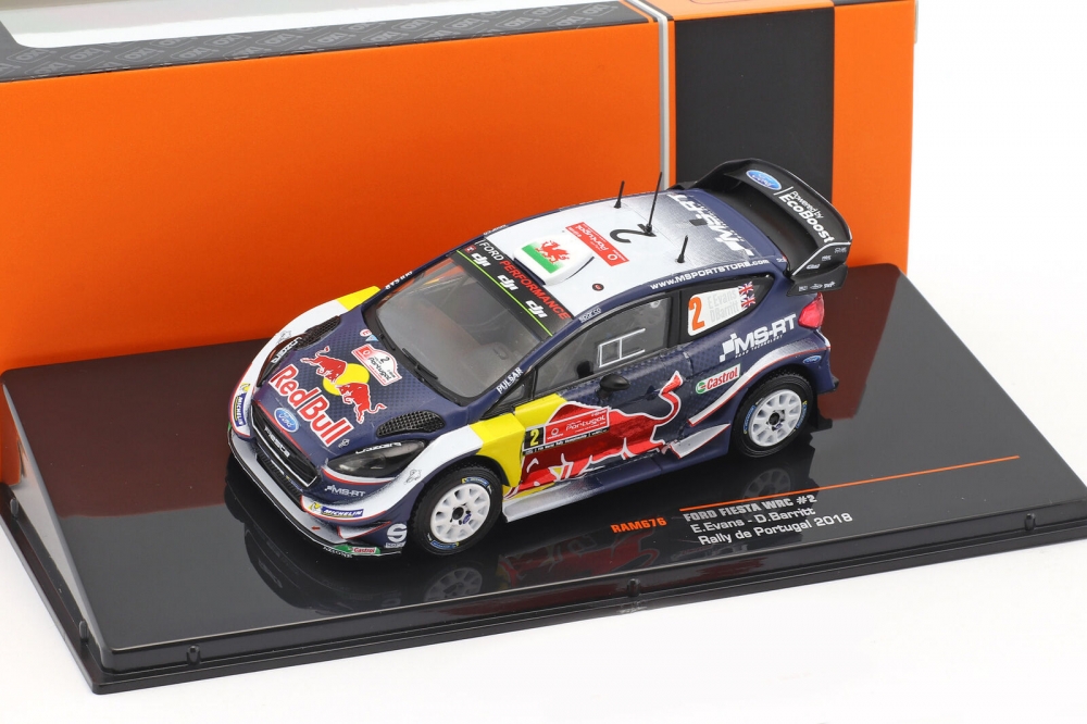1:43 FORD Fiesta WRC #2 E.Evans/D.Barritt 2 место Rally Portugal 2018 - RAM676