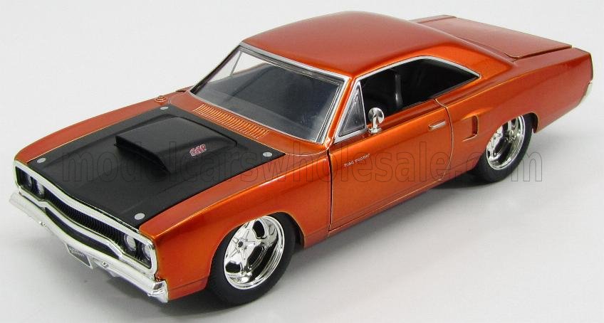 1:24 PLYMOUTH Dom's Charger Road Runner (1970) - Fast & Furious 7 2015, Copper Met Black - 253203030-97126