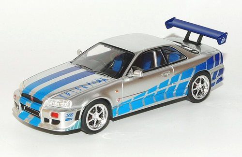 1:43 NISSAN Skyline GT-R (R34) FAST & FURIOUS(Форсаж)(1999) - M4069-2