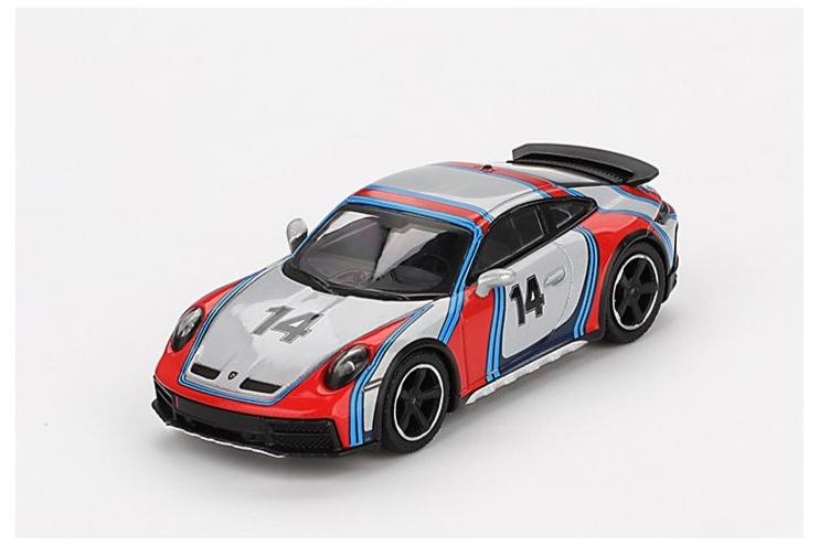 1:64 PORSCHE 911 №14 Dakar 'Rally 1978' (2024), Ice Grey Metallic - MGT00964
