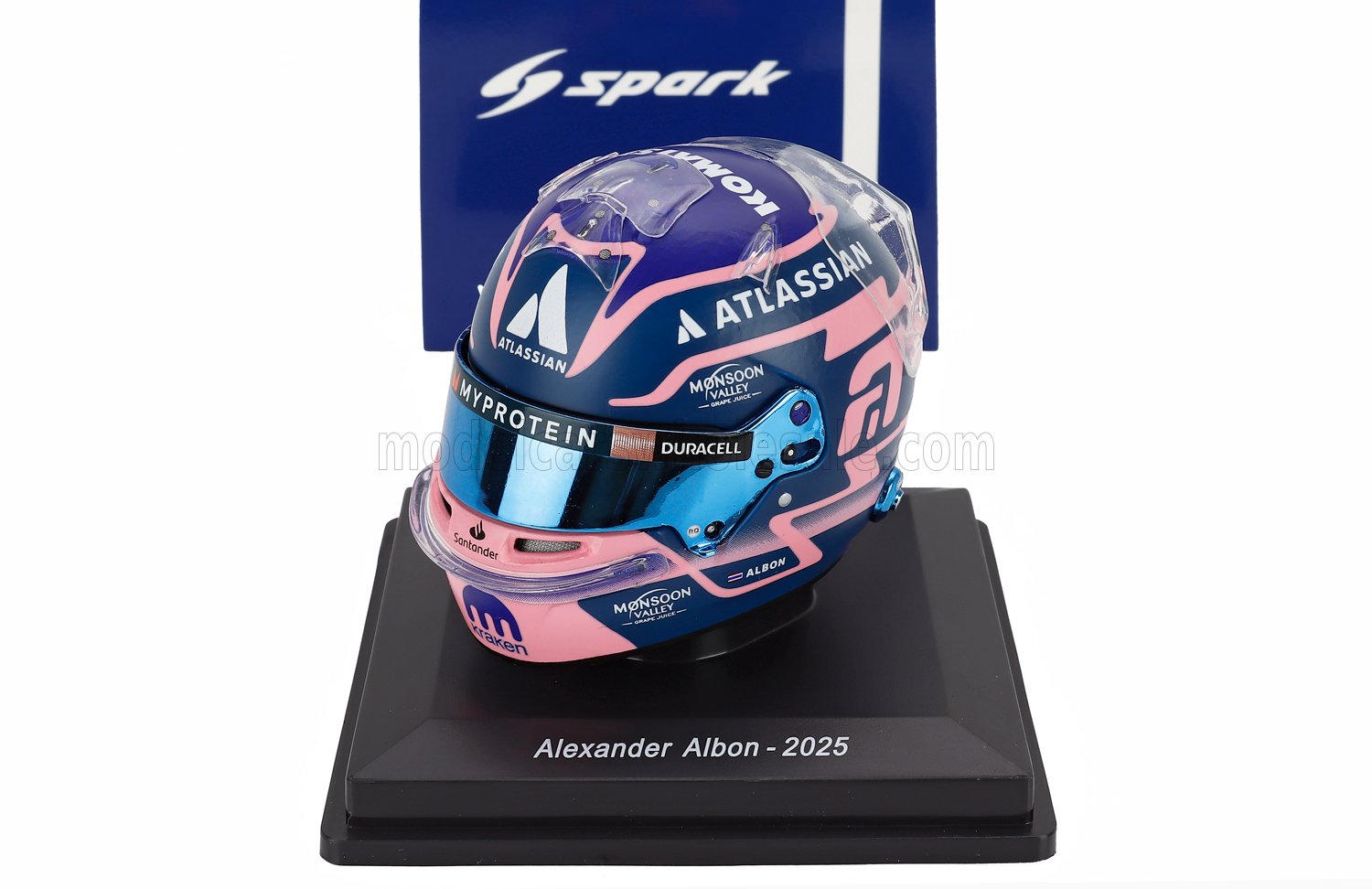1:5 MINI HELMET Alex Albon #23 Williams Racing Formula 1 (2025) - 5HF190