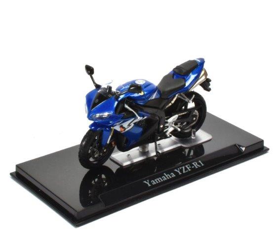 1:24 мотоцикл YAMAHA YZF-R1, blue - 4110107