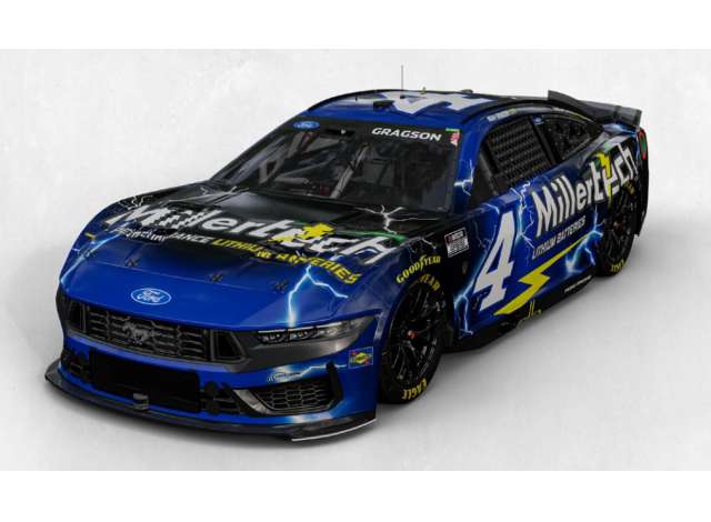1:64 Ford Mustang #4 Noah Gragson *Millertech*, blue 2026 - CX42661MLTNG
