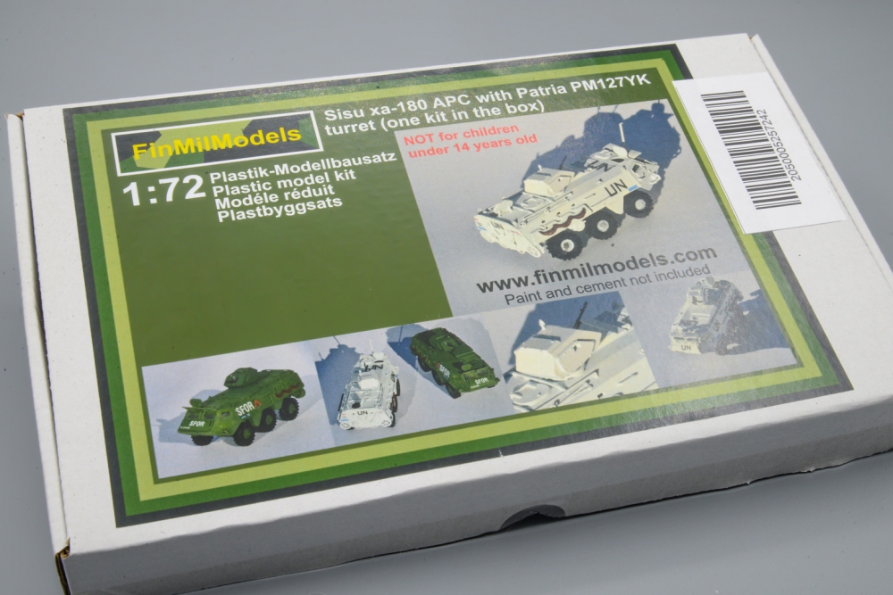 1:72 Сборная модель Sisu XA-180 APS with Patria PM127YK turret - 257242