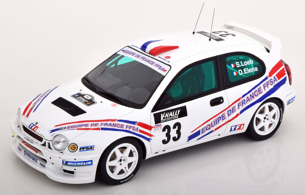 1:18 TOYOTA Corolla WRC No 33  Tour de Corse, Loeb/Elena (2000) - OT996