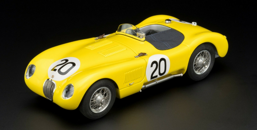 1:18 Jaguar C-Type 1953 24h France, #20 Roger Laurent / Charles de Tornaco (yellow) - M-194