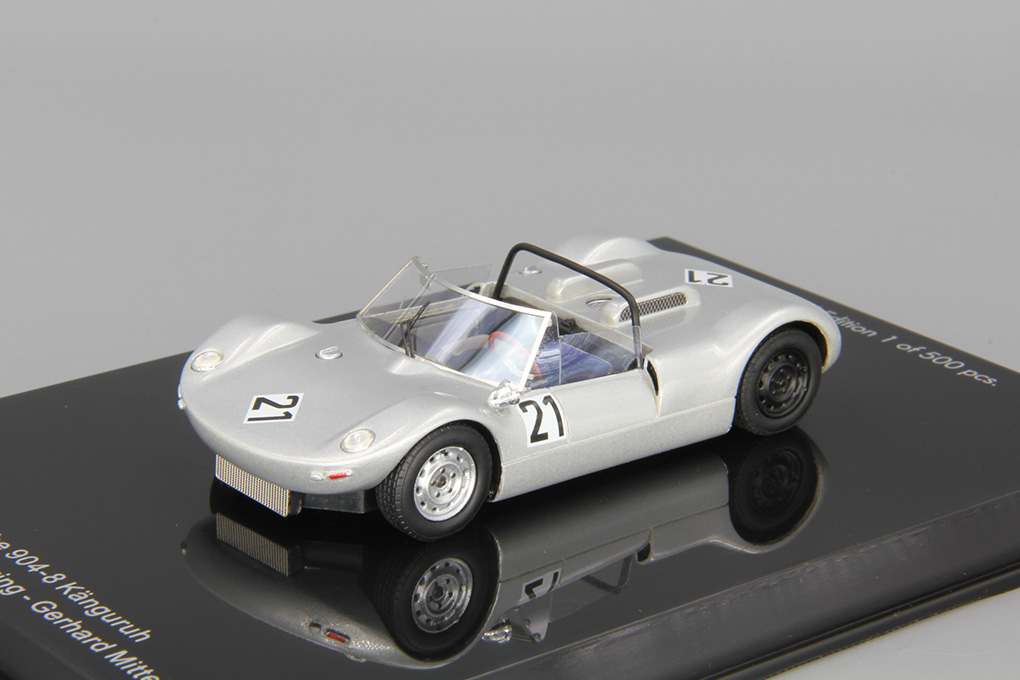 1:43 PORSCHE 904-8 Kanguruh 1000 km Nurburgring #21, silver - PM0050