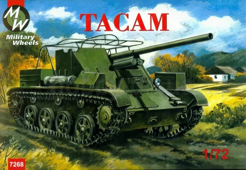 1:72 Сборная модель Румынская САУ TACAM T-60 - 7268