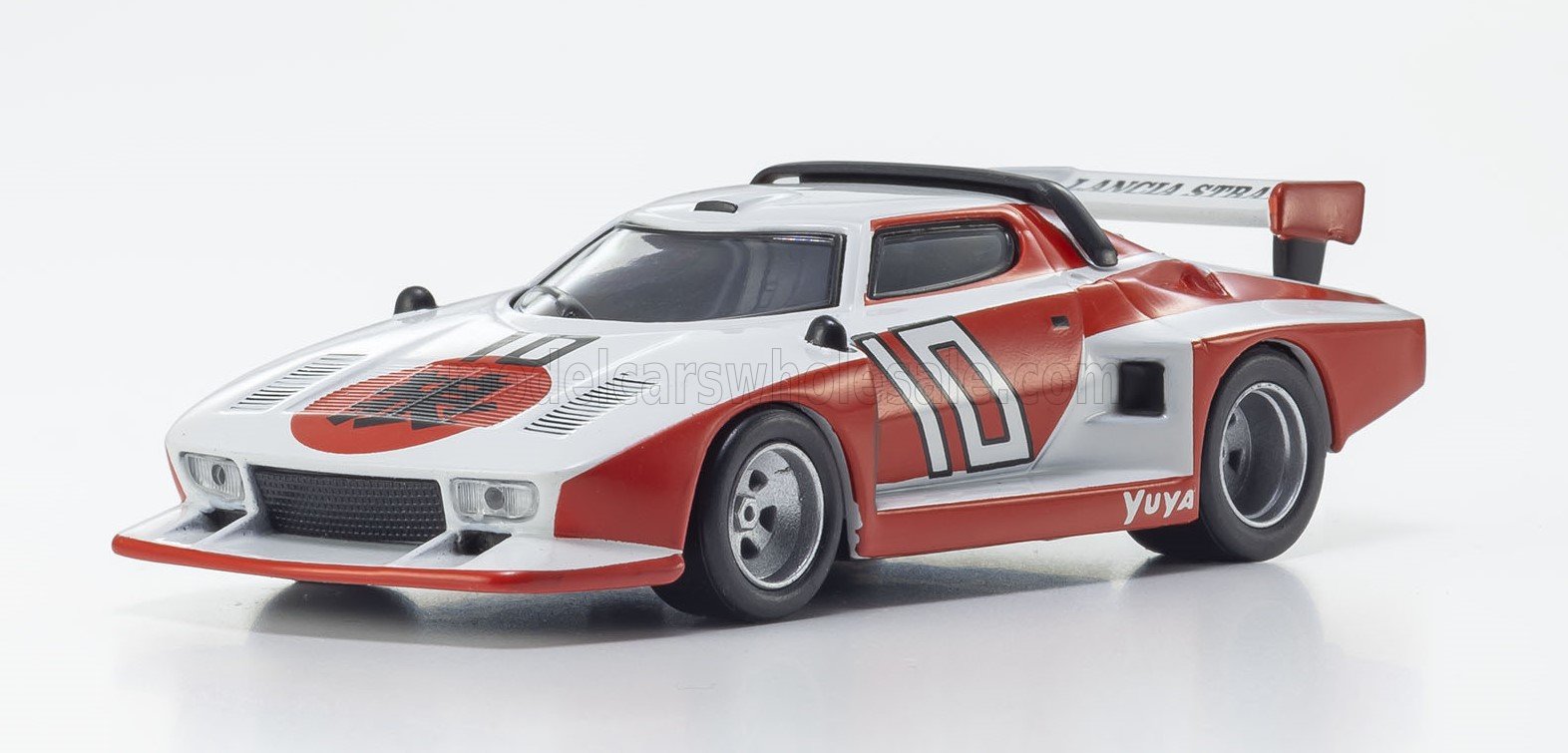 1:64 LANCIA Stratos Turbo Gr.5 №10 (1977) - The Circuit Wolf - By Satoshi Ikezawa - Manga Movie, White Red - 07009B3