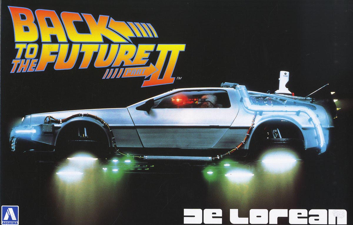 1:24 Сборная модель Back To The Future DeLorean from Part II - 05917
