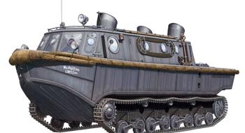 1:35 Сборная модель Амфибия Land-Wasser-Schlepper (Early Production) - CB35031