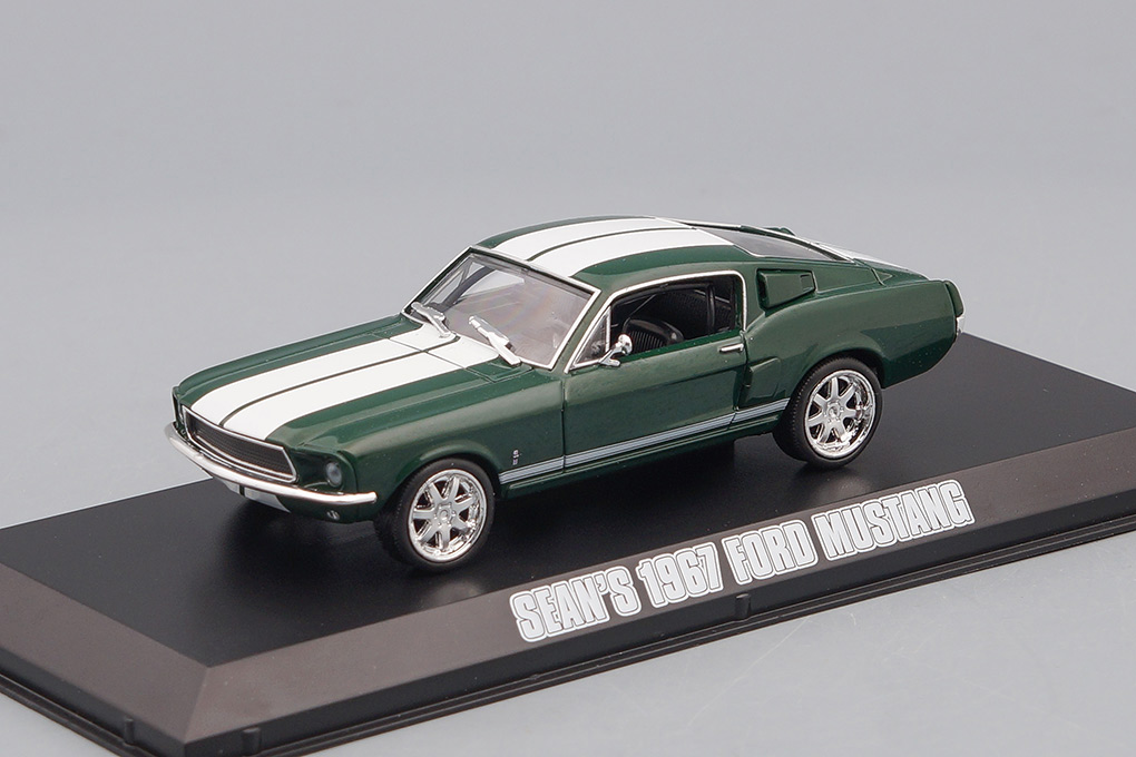 1:43 FORD Mustang Tokyo Drift из к/ф 'Форсаж 3' (1967), green - 86211