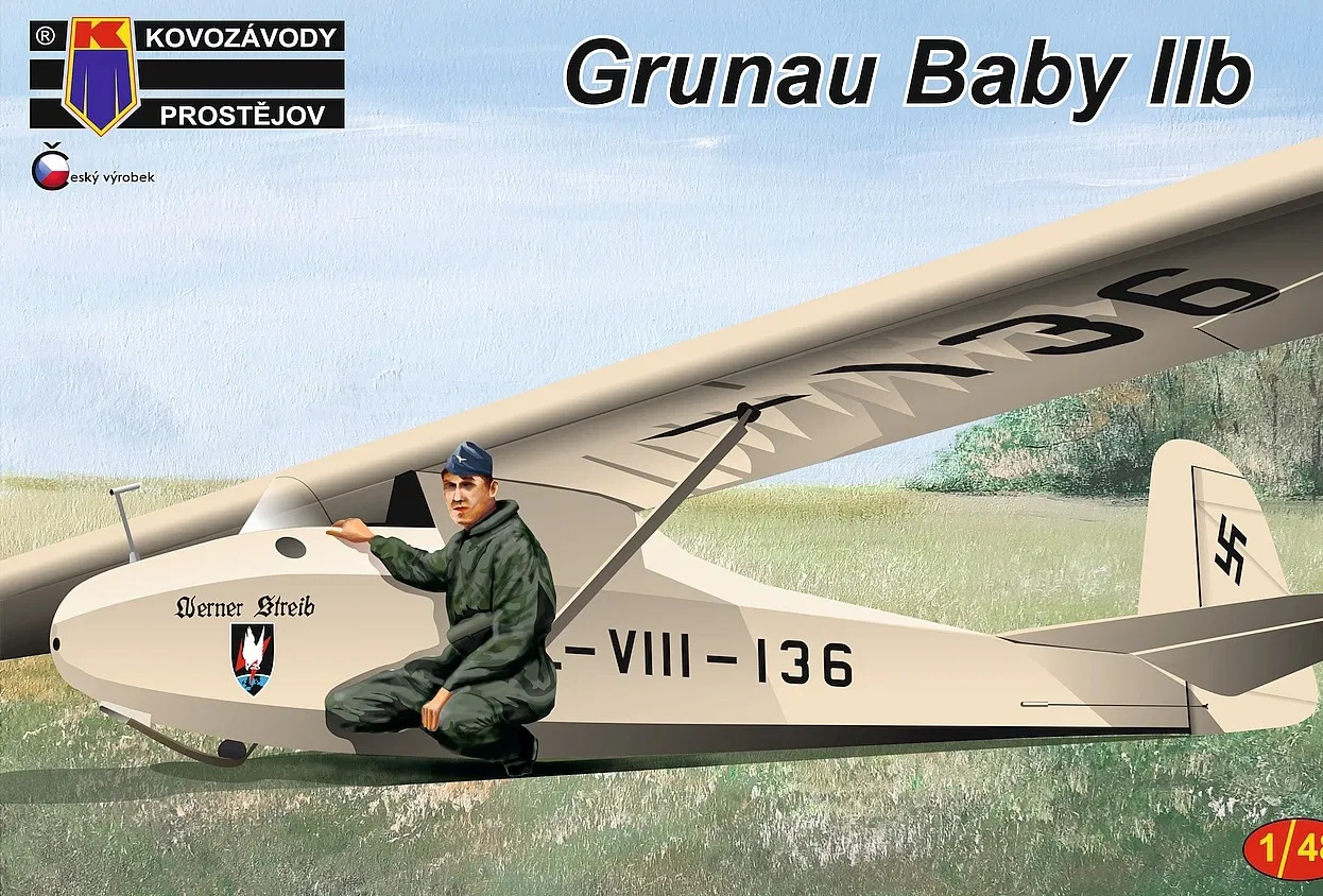 1:48 Сборная модель Самолёт Grunau Baby - KPM4813