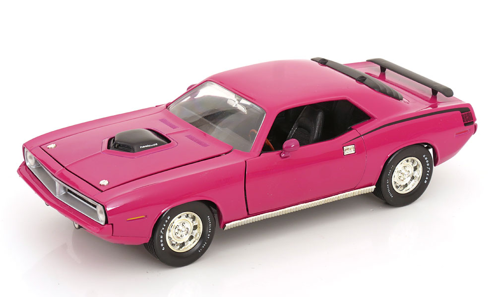 1:18 PLYMOUTH Hemi Cuda (1970), purple black - 7375