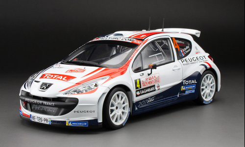 1:18 PEUGEOT 207 S2000 #4 B.Bouffier winner Rally Monte Carlo (2011) - 5443