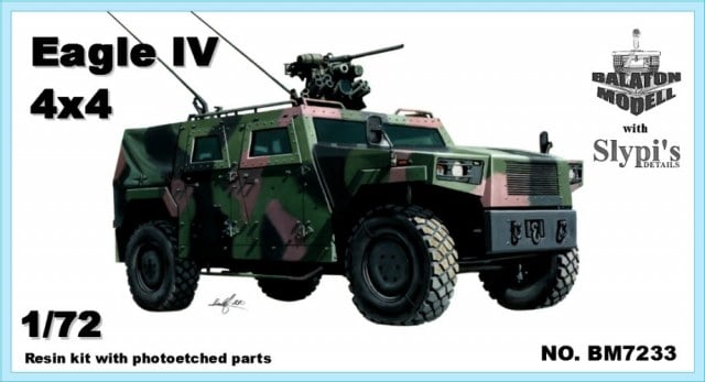 1:72 Сборная модель Швейцарский бронеавтомобиль MOWAG Eagle IV 4x4 - BM7233