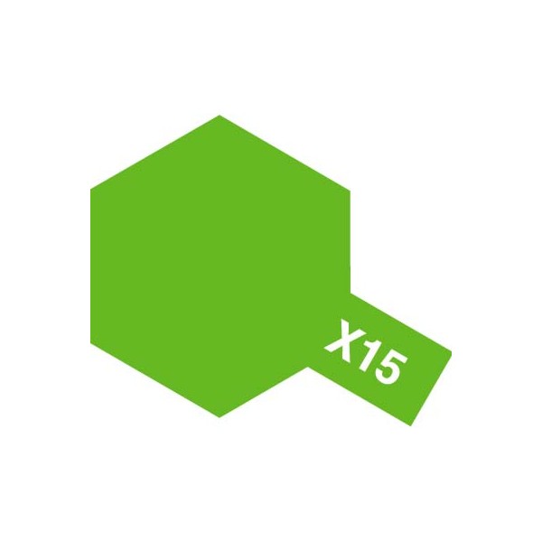 X-15 Light Green (краска эмалевая, светло-зеленый глянцевый), 10мл. - 80015