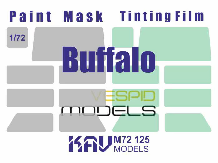 1:72 Маска окрасочная на Buffalo (Vespid) Profi - M72 125