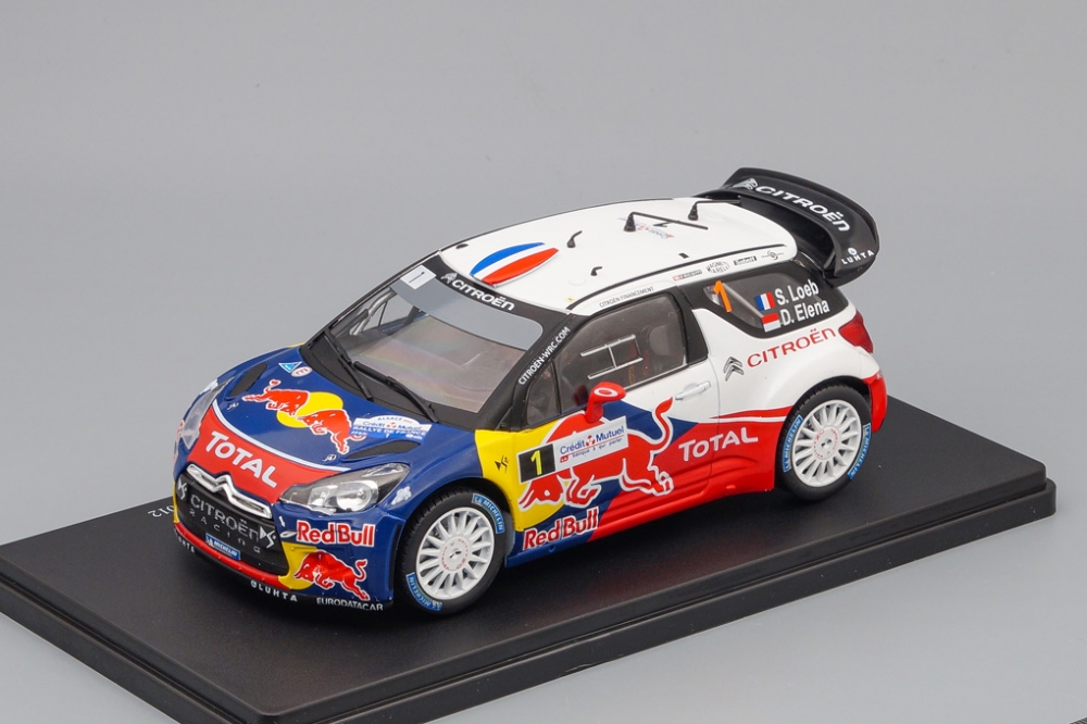 1:24 CITROEN DS3 WRC #1 Loeb-Elena Rallye d'Alsace-France 2012 - AWRC003