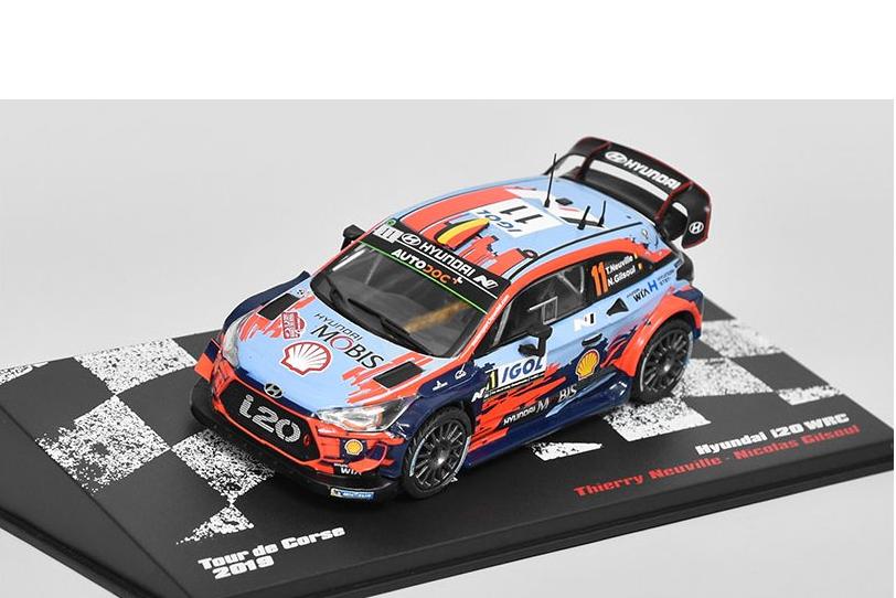 1:43 HYUNDAI i20 №11 WRC Tour de Corse Neuville/Gilsoul (2019) - DEAZAV4