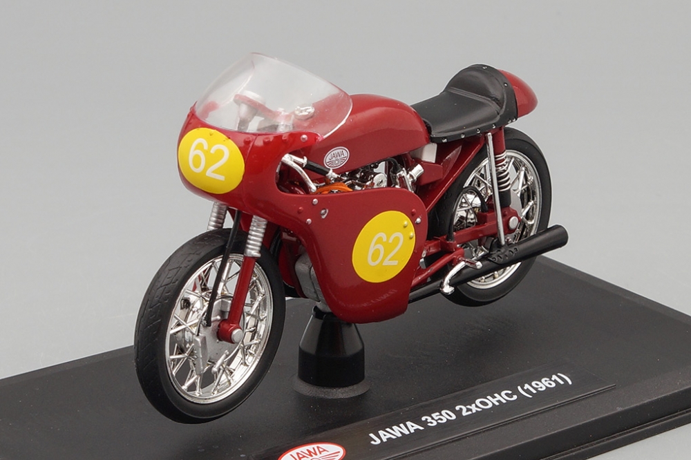 1:18 JAWA 350 2xOHC  #62 (1961) - 118M-004-62